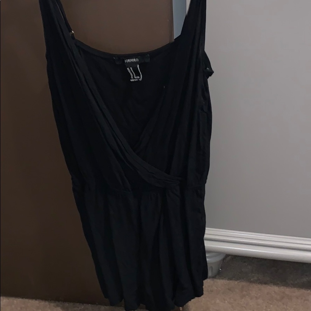 forever 21 black romper